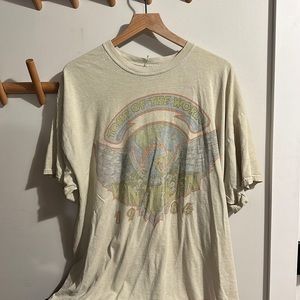 over sized vintage van halen t shirt